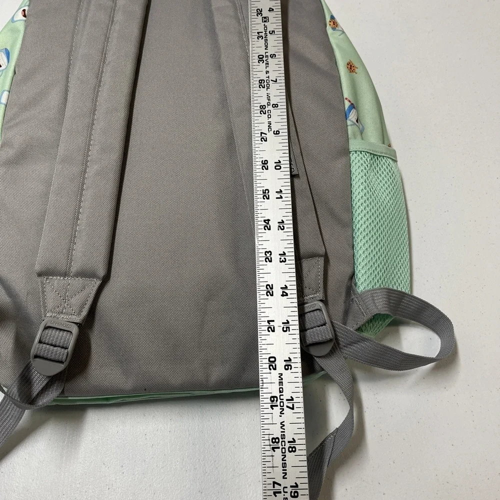 Jansport Unhinged Backpack Green‎ Cookies & Milk Tasker M/L Adjustable School